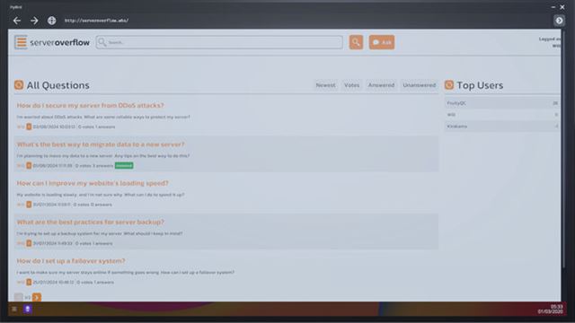 Hình ảnh gameplay Web Host Simulator Early Access