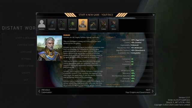 Hình ảnh gameplay Distant Worlds 2 v1.3.1-P2P