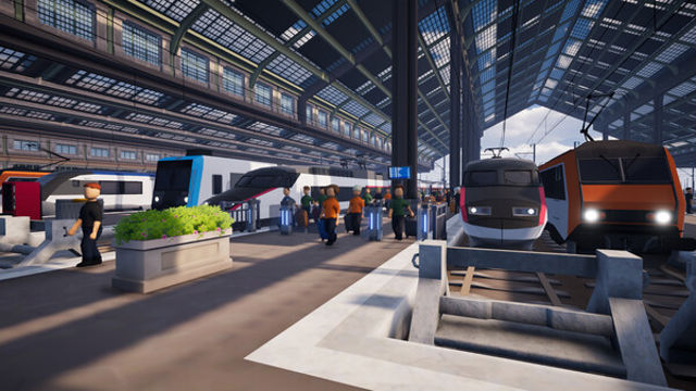 Hình ảnh gameplay Train Station Tycoon Early Access