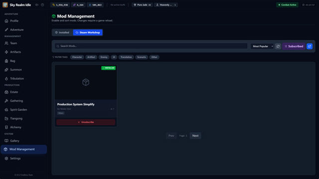 Hình ảnh gameplay Sky Realm Idle-TENOKE