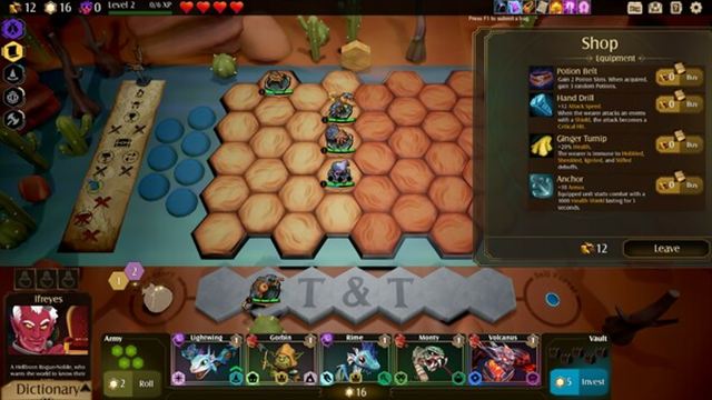 Hình ảnh gameplay Tales And Tactics v1.1.01-P2P