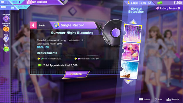 Hình ảnh gameplay K-pop Idol Stories Road to Debut-GoldBerg