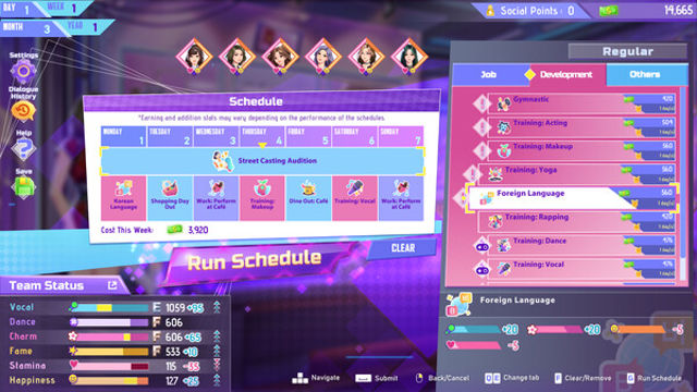 Hình ảnh gameplay K-pop Idol Stories Road to Debut-GoldBerg