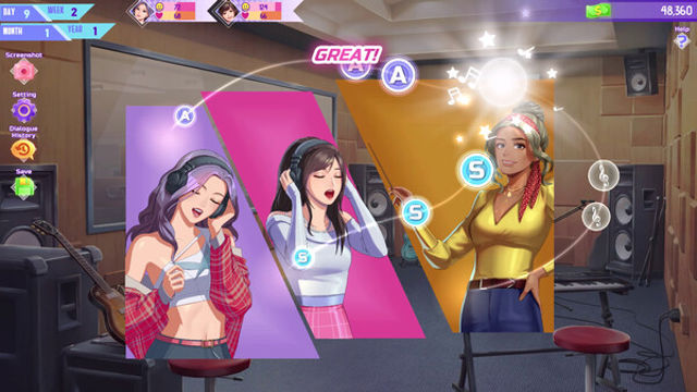 Hình ảnh gameplay K-pop Idol Stories Road to Debut-TENOKE