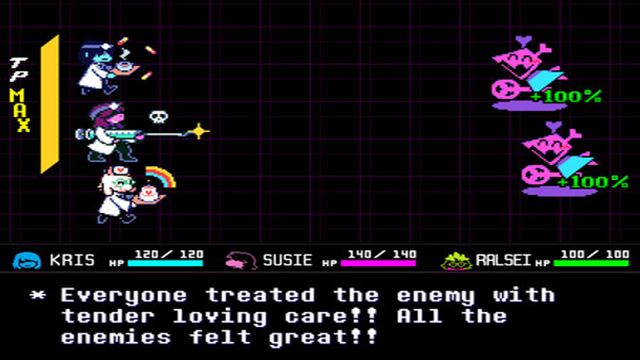 Hình ảnh gameplay DELTARUNE v1.02-P2P