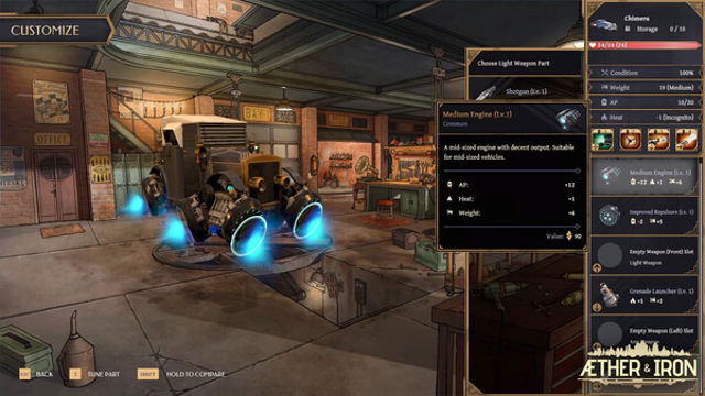 Hình ảnh gameplay Aether and Iron v1.0.245-P2P