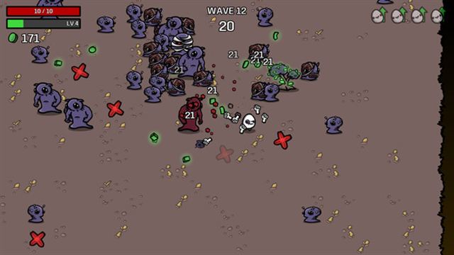 Hình ảnh gameplay Brotato v1.1.10.9-P2P