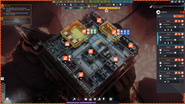 Hình ảnh gameplay Space Drilling Station Early Access