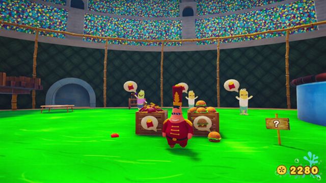Hình ảnh gameplay SpongeBob SquarePants The Patrick SG-GoldBerg
