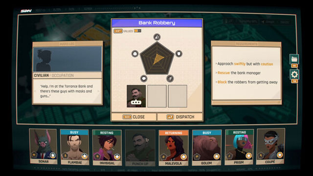 Hình ảnh gameplay Dispatch-RUNE