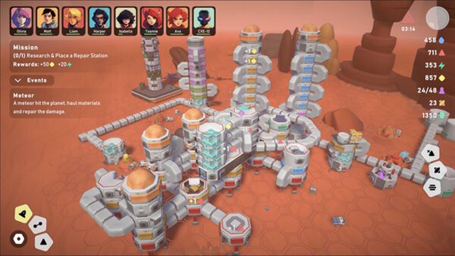 Hình ảnh gameplay Stellar Settlers Space Base Builder-TENOKE