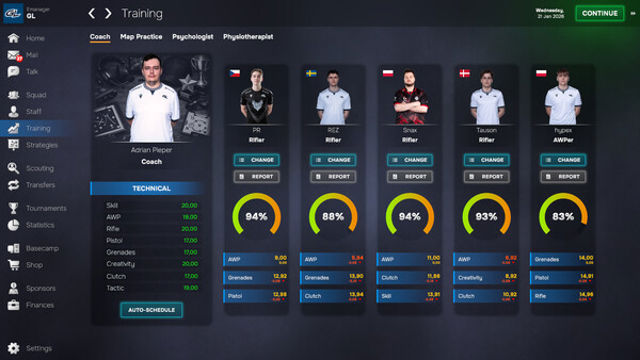 Hình ảnh gameplay Esports Manager 2026 v1.0.4-P2P