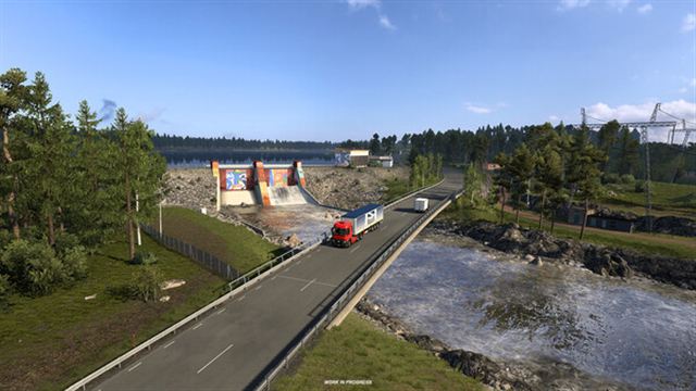 Hình ảnh gameplay Euro Truck Simulator 2 Nordic Horizons-RUNE
