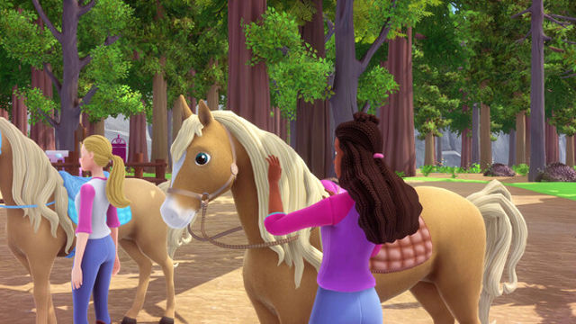 Hình ảnh gameplay Barbie Horse Trails-TENOKE