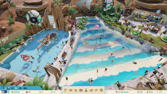 Hình ảnh gameplay Aquapark Tycoon Early Access