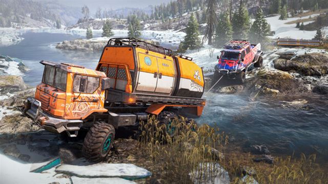 Hình ảnh gameplay Expeditions A MudRunner Game Icy Shores-RUNE