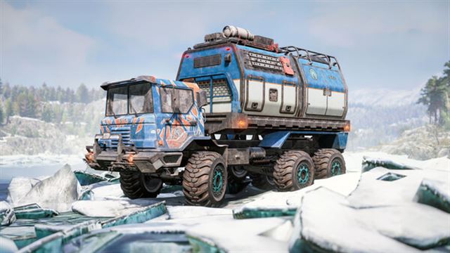 Hình ảnh gameplay Expeditions A MudRunner Game Icy Shores-RUNE