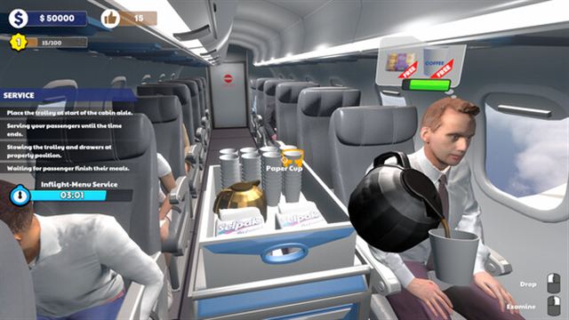 Hình ảnh gameplay Cabin Crew Life Simulator Early Access