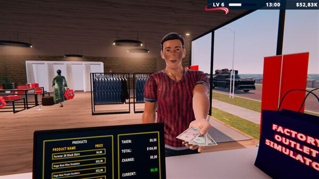 Hình ảnh gameplay Factory Outlet Simulator-TENOKE