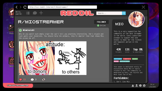 Hình ảnh gameplay I Hate My Waifu Streamer v1.0.5-P2P