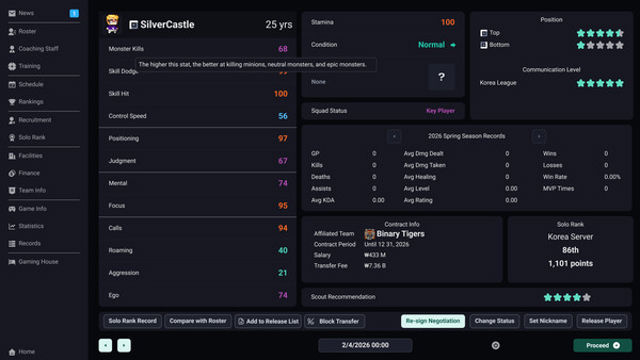 Hình ảnh gameplay Teamfight Manager 2 Early Access