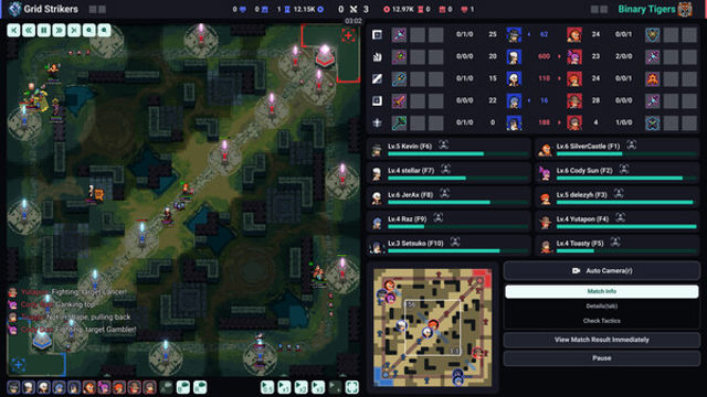 Hình ảnh gameplay Teamfight Manager 2 Early Access