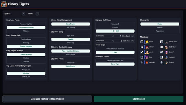 Hình ảnh gameplay Teamfight Manager 2 Early Access