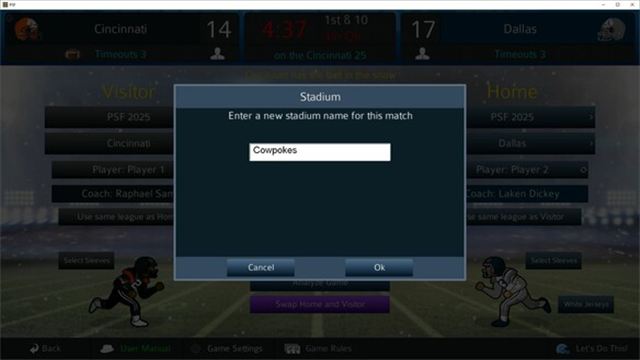 Hình ảnh gameplay Pro Strategy Football 2025-TENOKE