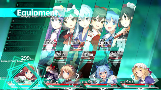 Hình ảnh gameplay Labyrinth of Touhou Tri The Dreaming Girls & The MO-TENOKE