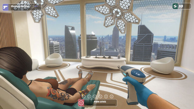 Hình ảnh gameplay Tattoo Removal Simulator-GoldBerg