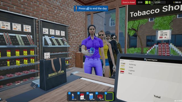 Hình ảnh gameplay Tobacco Shop Simulator-TENOKE