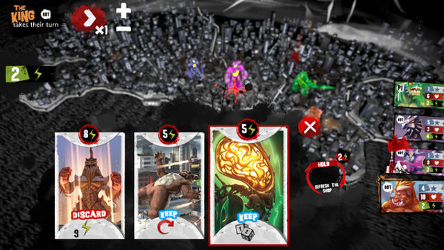 Hình ảnh gameplay King of Tokyo Richard Garfield-GoldBerg