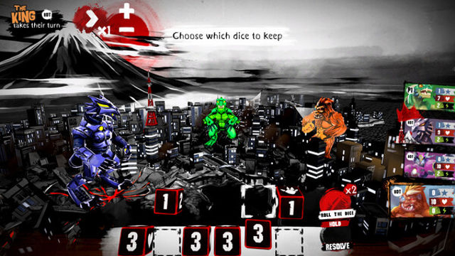 Hình ảnh gameplay King of Tokyo Richard Garfield-GoldBerg