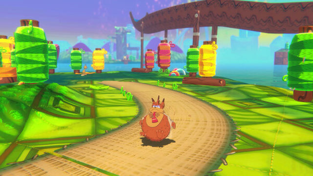 Hình ảnh gameplay Bubsy 4D-RUNE