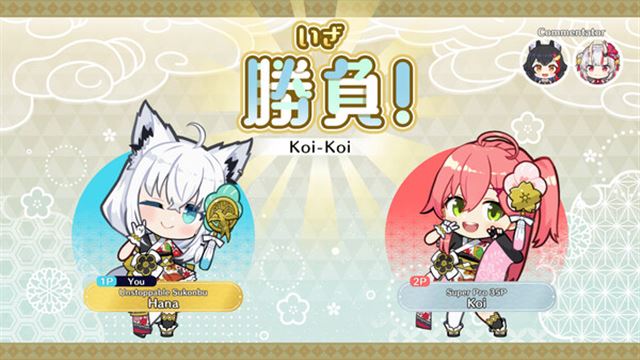 Hình ảnh gameplay hololive Holos Hanafuda-TENOKE