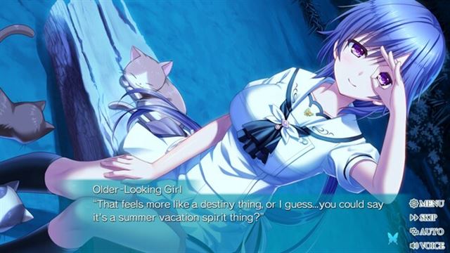 Hình ảnh gameplay Summer Pockets REFLECTION BLUE-TENOKE