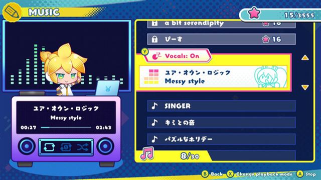 Hình ảnh gameplay Hatsune Miku Logic Paint S Plus-TENOKE