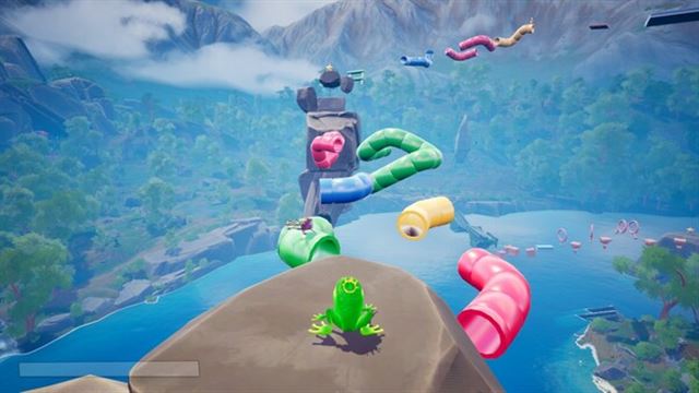 Hình ảnh gameplay Frog Jump-TENOKE