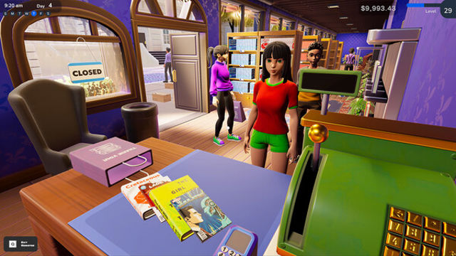 Hình ảnh gameplay Bookshop Simulator v1.1.1258-P2P