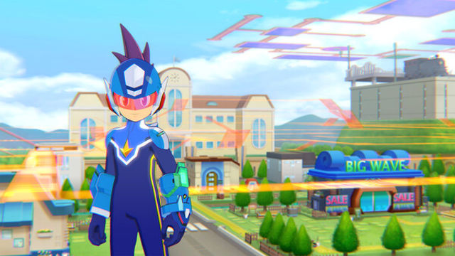 Hình ảnh gameplay Mega Man Star Force Legacy Collection-TENOKE