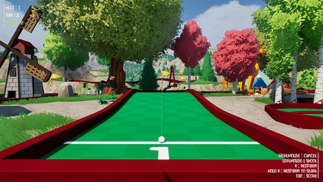 Hình ảnh gameplay Crazy Golf Party-TENOKE