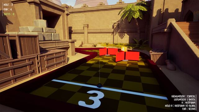 Hình ảnh gameplay Crazy Golf Party-TENOKE
