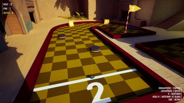 Hình ảnh gameplay Crazy Golf Party-TENOKE