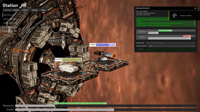 Hình ảnh gameplay Delos Space Traffic Control-TENOKE