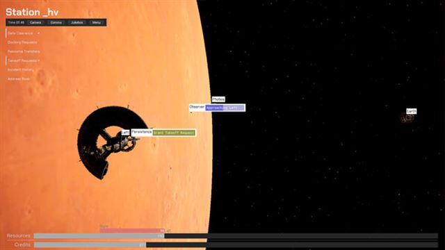 Hình ảnh gameplay Delos Space Traffic Control-TENOKE