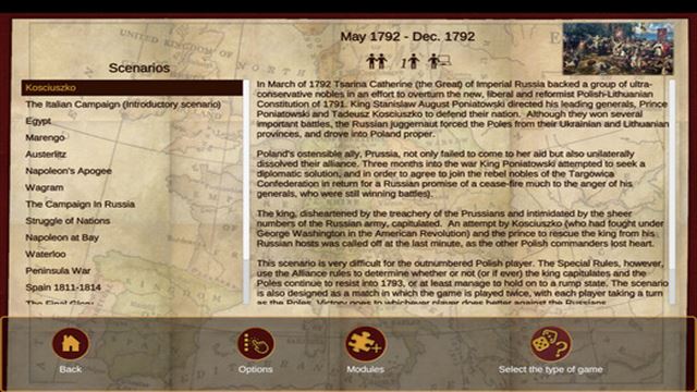 Hình ảnh gameplay Napoleons Eagles Game of the NW Kosciuszko-TENOKE
