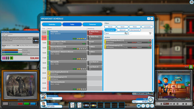 Hình ảnh gameplay Mad Television Tycoon Early Access