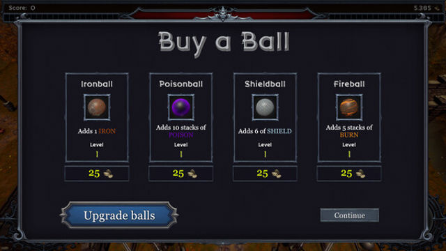 Hình ảnh gameplay Runix Pinball Roguelike-TENOKE