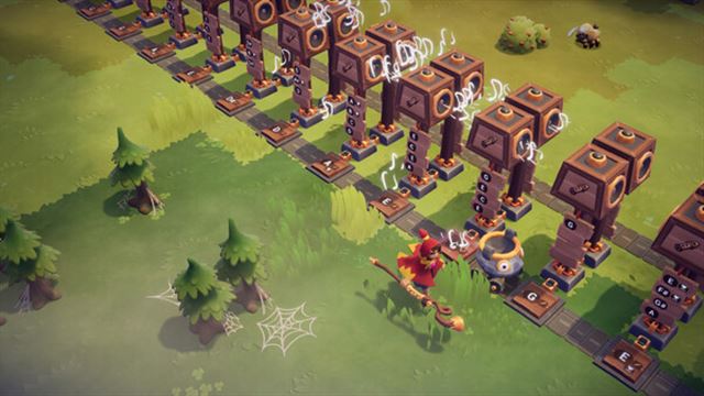Hình ảnh gameplay Oddsparks An Automation Adventure Making Music-RUNE