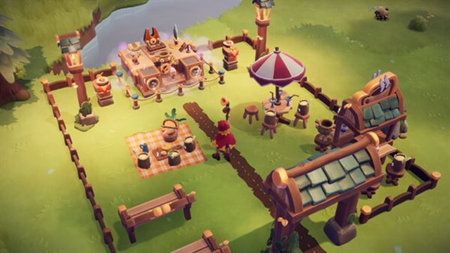 Hình ảnh gameplay Oddsparks An Automation Adventure Making Music-RUNE